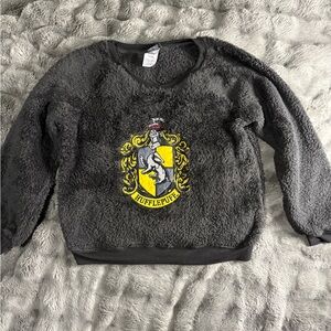 Hufflepuff Gray Crew Neck Sweater